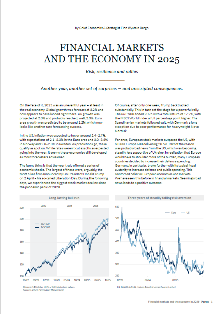 Financial markets and the economy in 2025